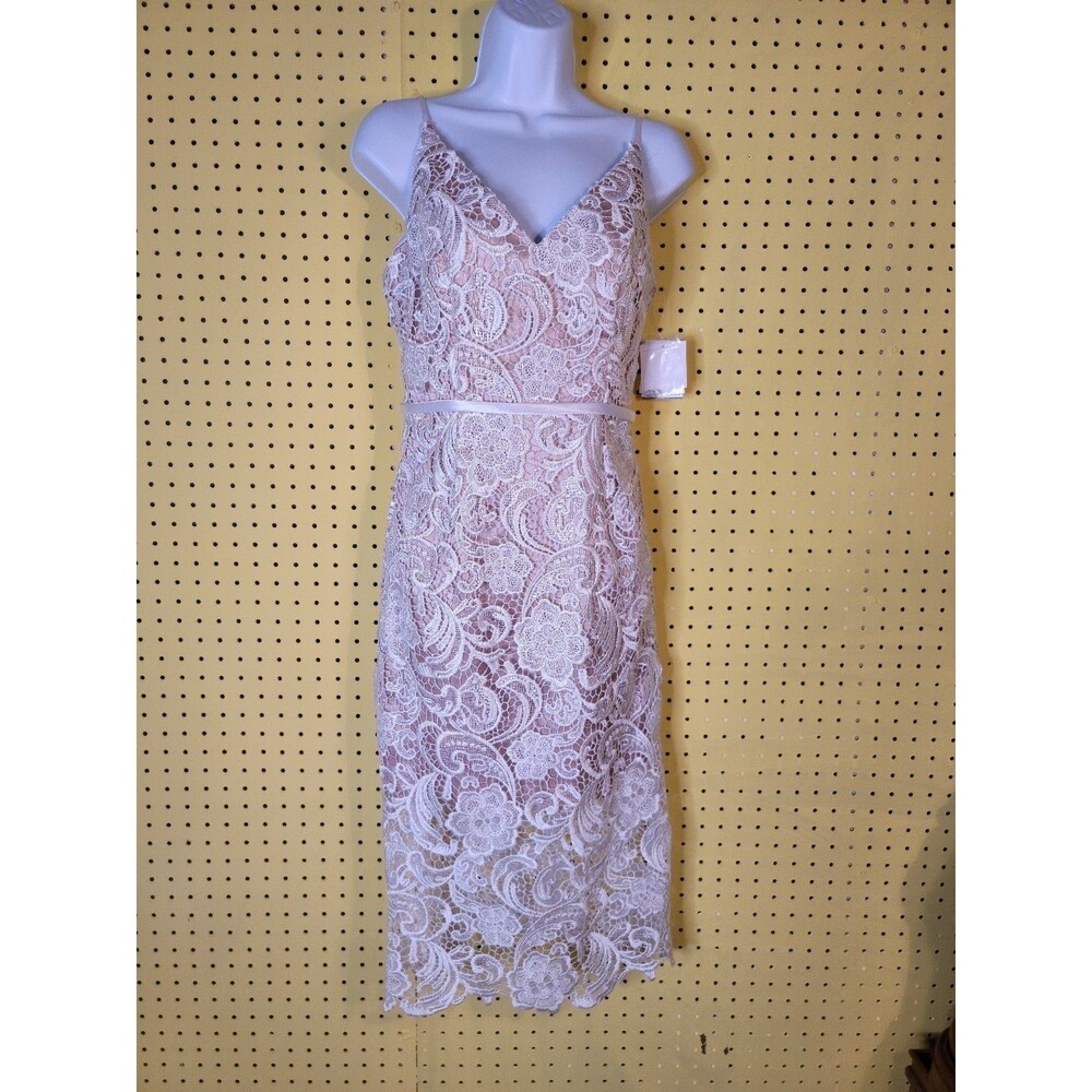 DB Studio Formal White Lace Dress.